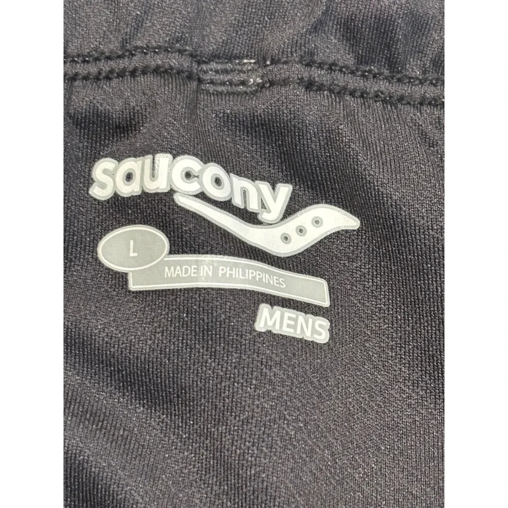 Saucony‎ Mens RunDry Running Shorts Navy Blue Large SA80613-MIDMIO Athletic